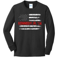 Robert F Kennedy 2024 America President Democratic Candidate Kids Long Sleeve Shirt