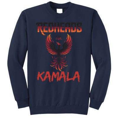 Redheads For Kamala 2024 Harris Walz Redheads For Kamala Tall Sweatshirt