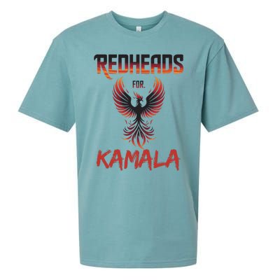 Redheads For Kamala 2024 Harris Walz Redheads For Kamala Sueded Cloud Jersey T-Shirt