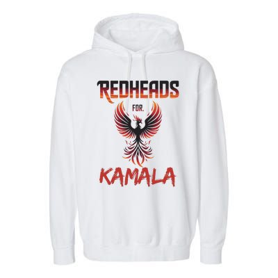 Redheads For Kamala 2024 Harris Walz Redheads For Kamala Garment-Dyed Fleece Hoodie