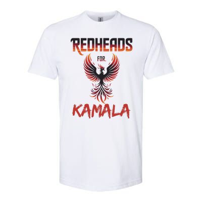 Redheads For Kamala 2024 Harris Walz Redheads For Kamala Softstyle CVC T-Shirt