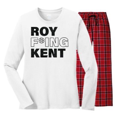 Roy Freaking Kent Men Women Women's Long Sleeve Flannel Pajama Set 