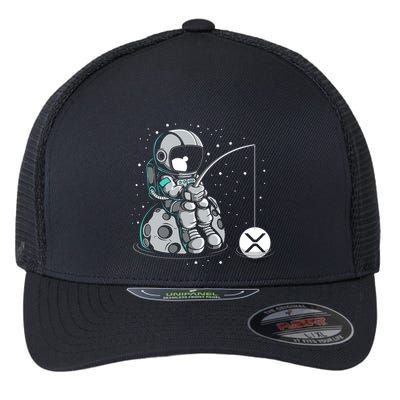 Ripple Fishing Krypto Bullrun Xrp Token Rich Millionaire Gift Flexfit Unipanel Trucker Cap