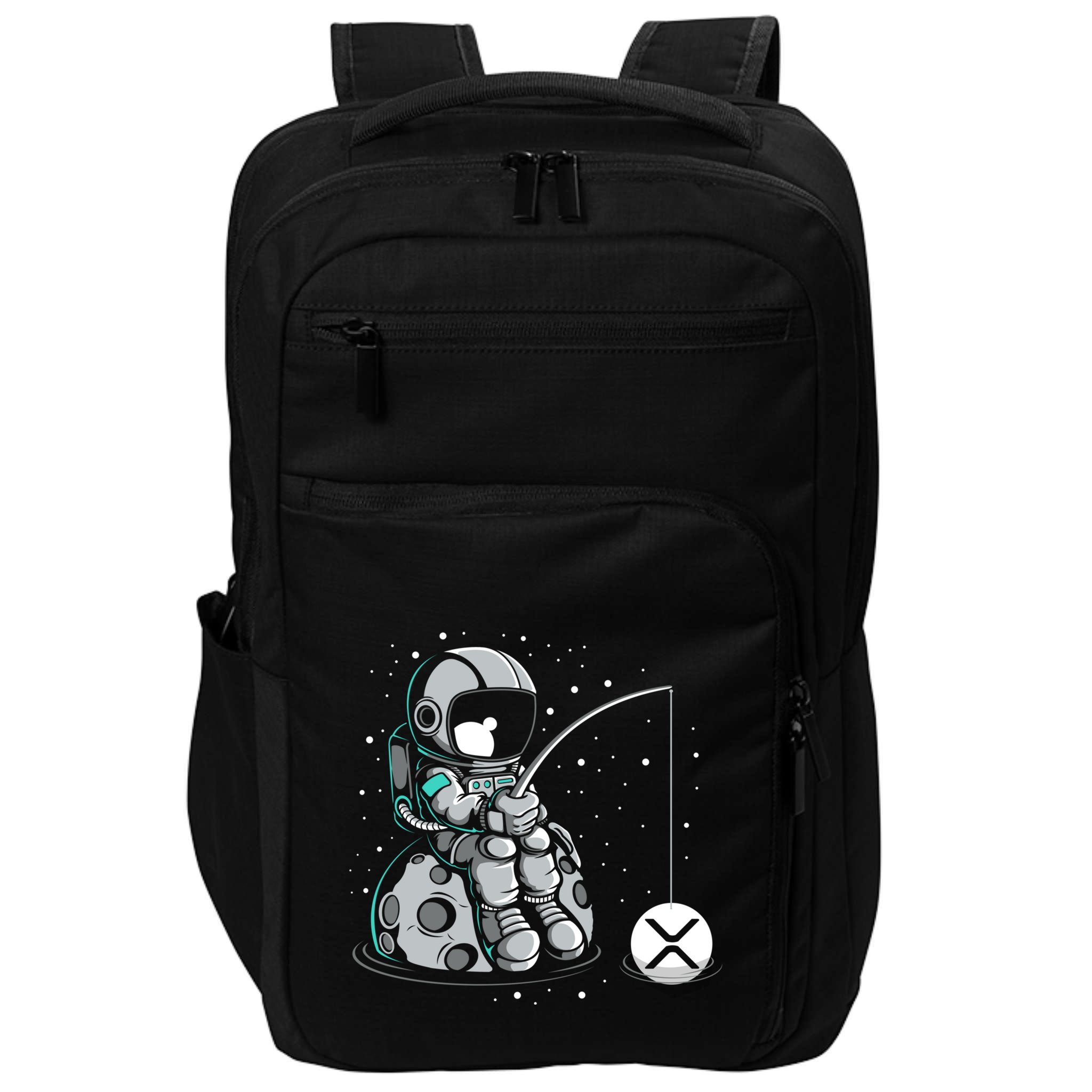 Ripple Fishing Krypto Bullrun Xrp Token Rich Millionaire Gift Impact Tech Backpack