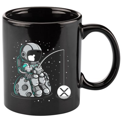 Ripple Fishing Krypto Bullrun Xrp Token Rich Millionaire Gift 11oz C Handle Ceramic Mug
