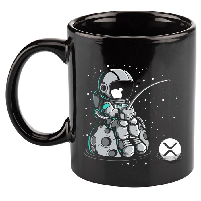 Ripple Fishing Krypto Bullrun Xrp Token Rich Millionaire Gift 11oz C Handle Ceramic Mug