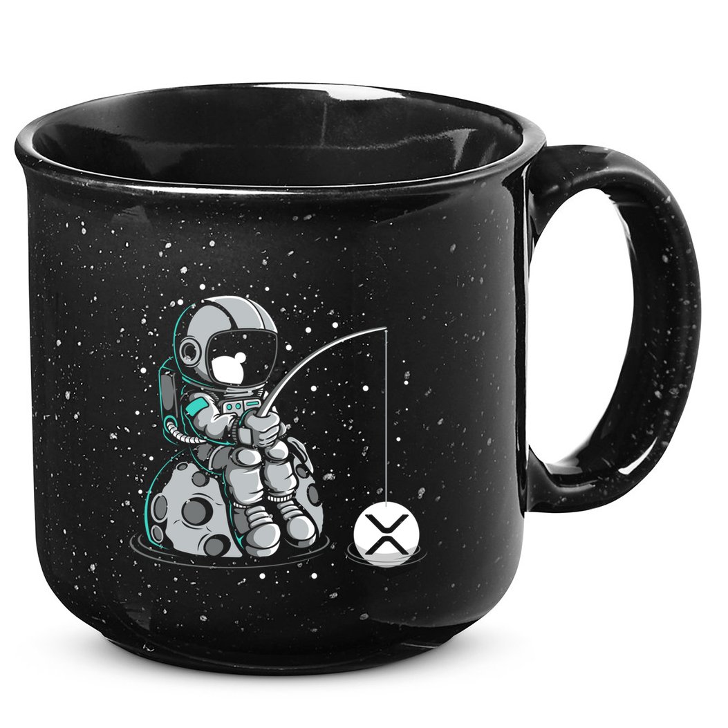 Ripple Fishing Krypto Bullrun Xrp Token Rich Millionaire Gift 15oz Campfire Ceramic Mug