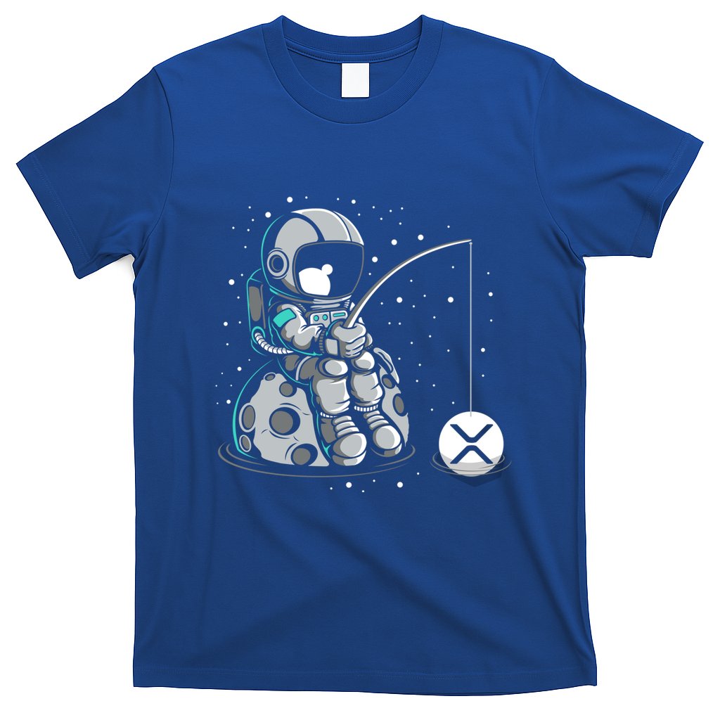 Ripple Fishing Krypto Bullrun Xrp Token Rich Millionaire Gift T-Shirt