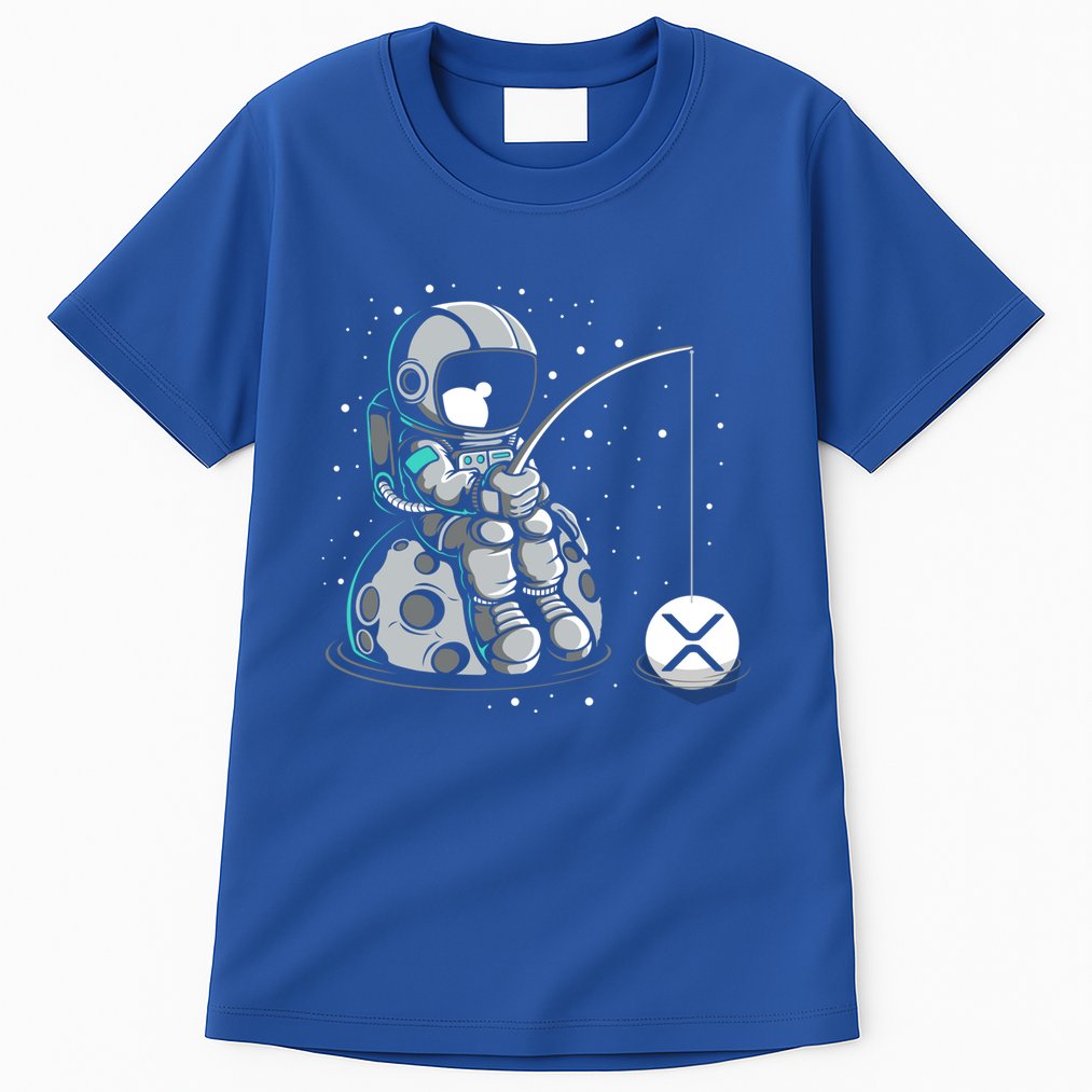 Ripple Fishing Krypto Bullrun Xrp Token Rich Millionaire Gift Tall T-Shirt