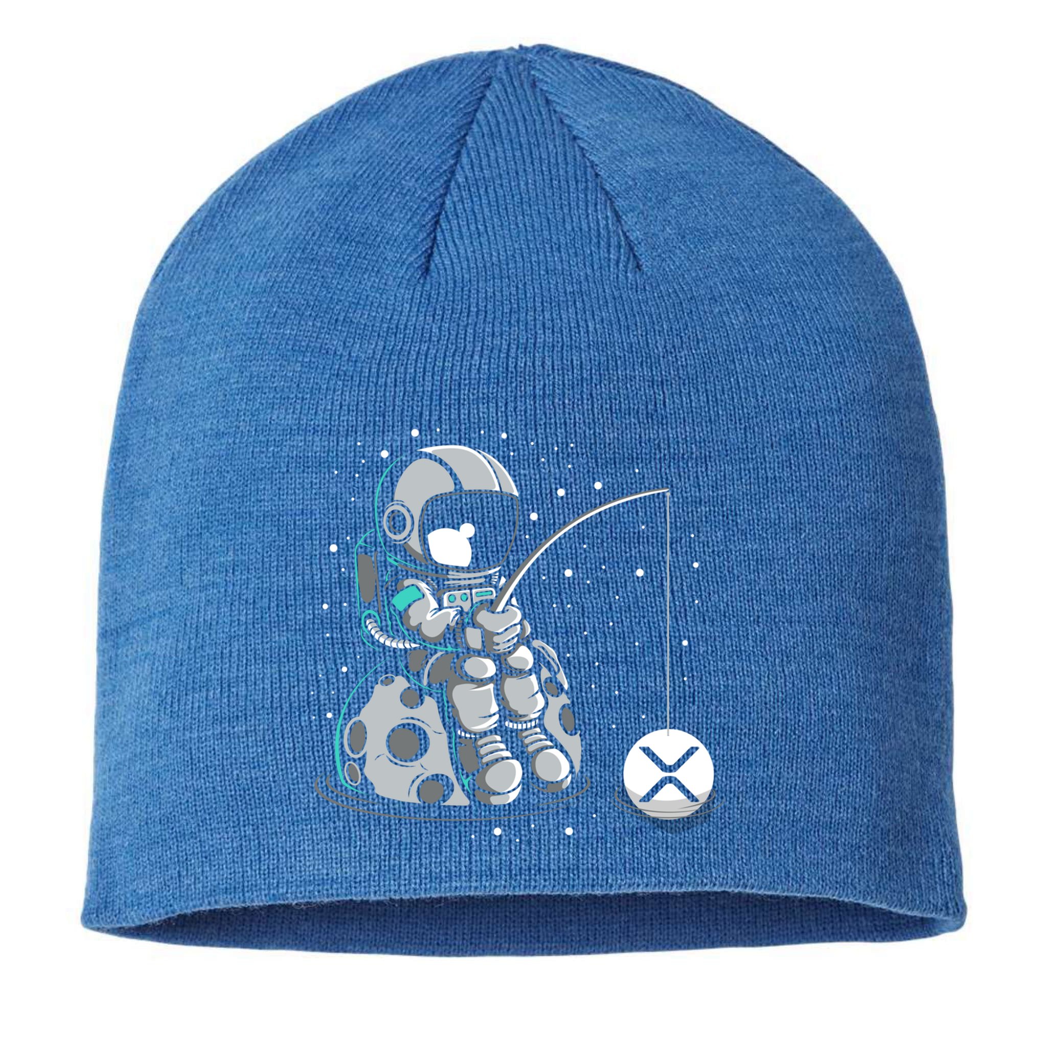 Ripple Fishing Krypto Bullrun Xrp Token Rich Millionaire Gift Sustainable Beanie
