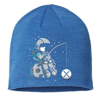 Ripple Fishing Krypto Bullrun Xrp Token Rich Millionaire Gift Sustainable Beanie