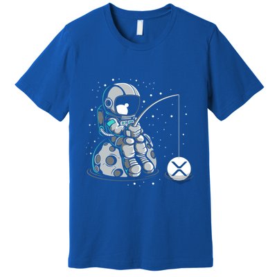 Ripple Fishing Krypto Bullrun Xrp Token Rich Millionaire Gift Premium T-Shirt