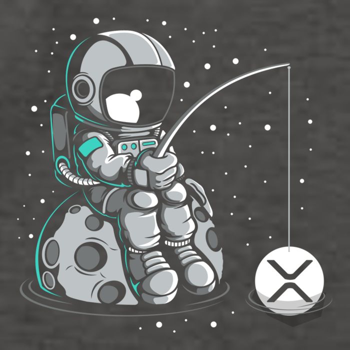 Ripple Fishing Krypto Bullrun Xrp Token Rich Millionaire Gift Vector Backpack