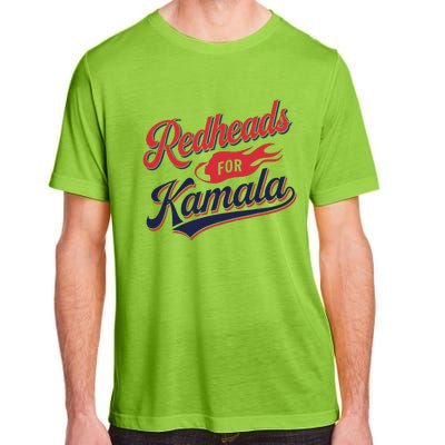 Redheads For Kamala 2024 Harris Walz Vintage Adult ChromaSoft Performance T-Shirt