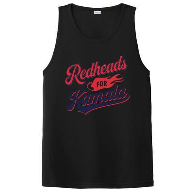 Redheads For Kamala 2024 Harris Walz Vintage PosiCharge Competitor Tank