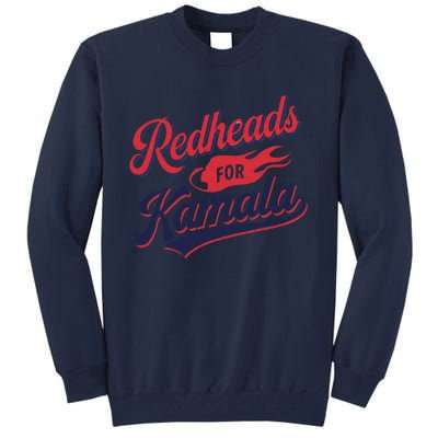 Redheads For Kamala 2024 Harris Walz Vintage Tall Sweatshirt