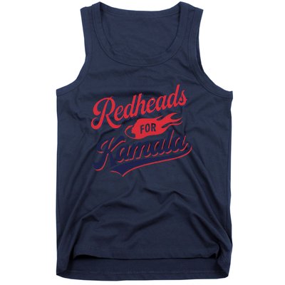 Redheads For Kamala 2024 Harris Walz Vintage Tank Top