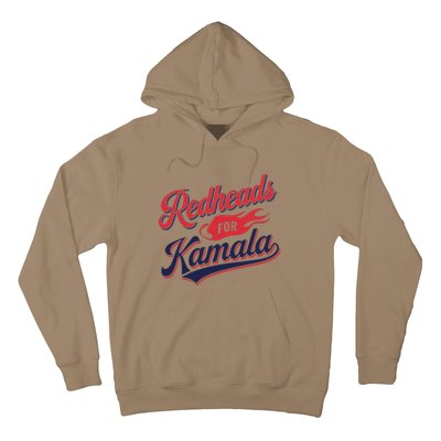 Redheads For Kamala 2024 Harris Walz Vintage Hoodie