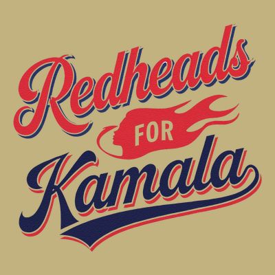 Redheads For Kamala 2024 Harris Walz Vintage T-Shirt