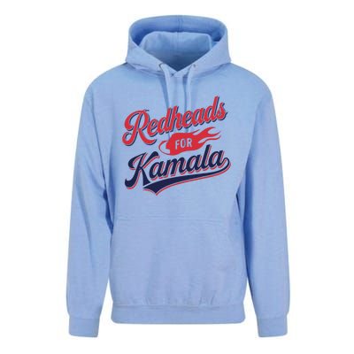 Redheads For Kamala 2024 Harris Walz Vintage Unisex Surf Hoodie