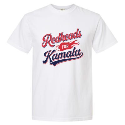 Redheads For Kamala 2024 Harris Walz Vintage Garment-Dyed Heavyweight T-Shirt