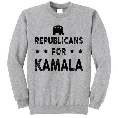 Republicans For Kamala Harris Tall Sweatshirt