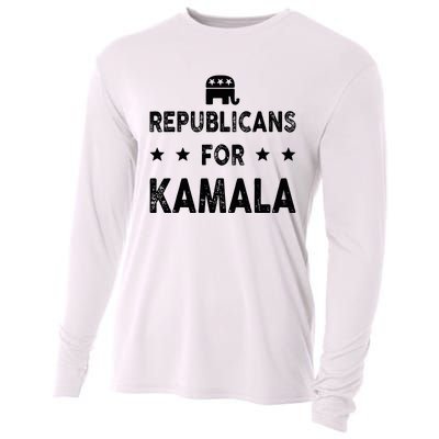 Republicans For Kamala Harris Cooling Performance Long Sleeve Crew