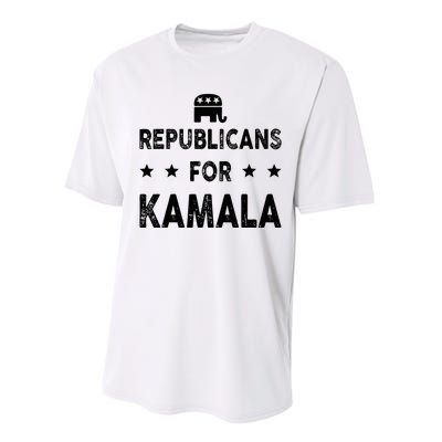 Republicans For Kamala Harris Performance Sprint T-Shirt