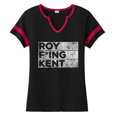 Roy Freaking Kent, Roy Kent, Ted Lasso, Lasso Beard Ladies Halftime Notch Neck Tee