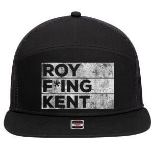 Roy Freaking Kent, Roy Kent, Ted Lasso, Lasso Beard 7 Panel Mesh Trucker Snapback Hat