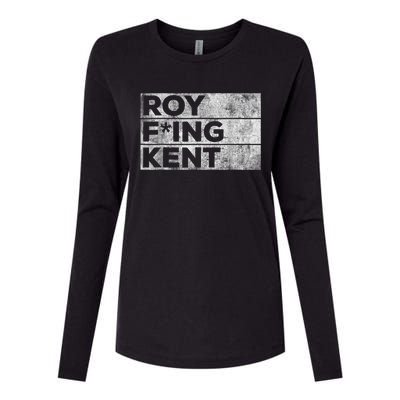 Roy Freaking Kent, Roy Kent, Ted Lasso, Lasso Beard Womens Cotton Relaxed Long Sleeve T-Shirt