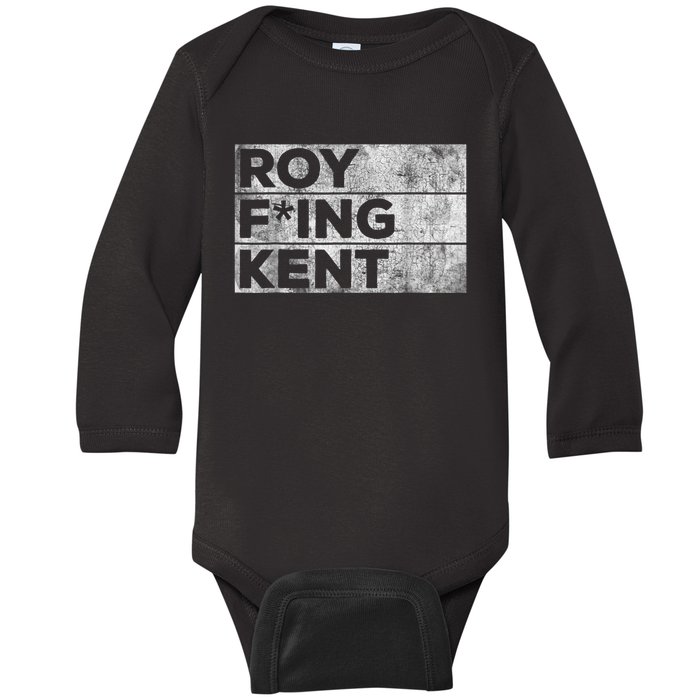 Roy Freaking Kent, Roy Kent, Ted Lasso, Lasso Beard Baby Long Sleeve Bodysuit