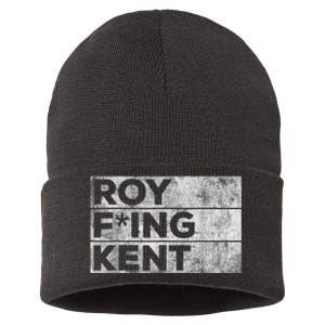 Roy Freaking Kent, Roy Kent, Ted Lasso, Lasso Beard Sustainable Knit Beanie