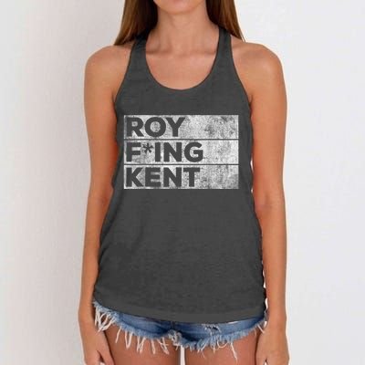 Roy Freaking Kent, Roy Kent, Ted Lasso, Lasso Beard Women's Knotted Racerback Tank