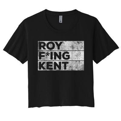 Roy Freaking Kent, Roy Kent, Ted Lasso, Lasso Beard Women's Crop Top Tee