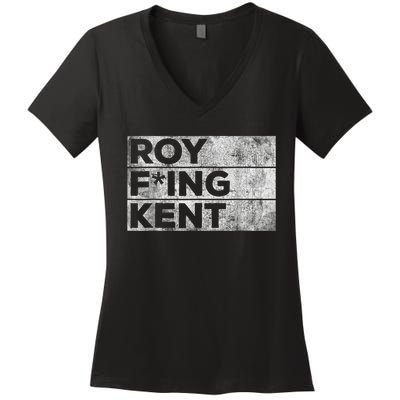 Roy Freaking Kent, Roy Kent, Ted Lasso, Lasso Beard Women's V-Neck T-Shirt