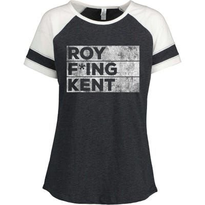 Roy Freaking Kent, Roy Kent, Ted Lasso, Lasso Beard Enza Ladies Jersey Colorblock Tee