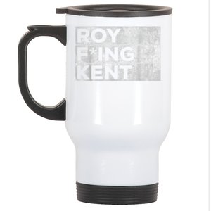 Roy Freaking Kent, Roy Kent, Ted Lasso, Lasso Beard Stainless Steel Travel Mug