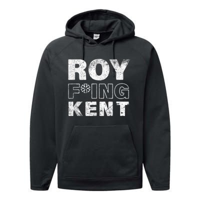 Roy Fing Kent Shirts Roy Fing Kent Roy Freaking Kent Vintage Design Performance Fleece Hoodie