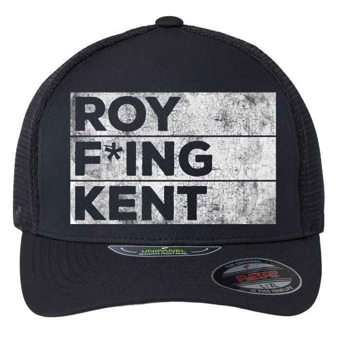 Roy Freaking Kent Vintage Retro Funny Flexfit Unipanel Trucker Cap