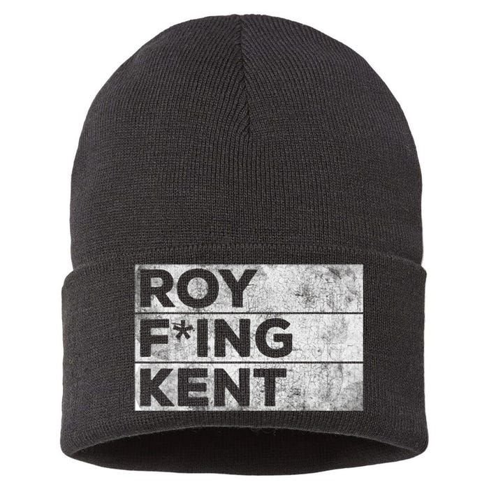 Roy Freaking Kent Vintage Retro Funny Sustainable Knit Beanie