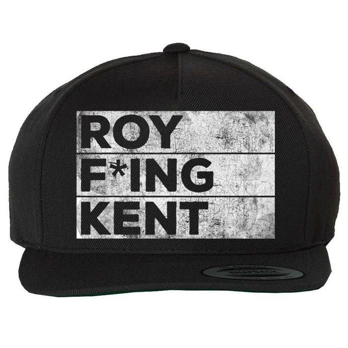 Roy Freaking Kent Vintage Retro Funny Wool Snapback Cap