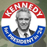Robert F Kennedy Jr For President In 2024 Emblem Button Legacy Tie Dye Trucker Hat