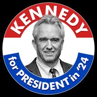 Robert F Kennedy Jr For President In 2024 Emblem Button Drawstring Bag