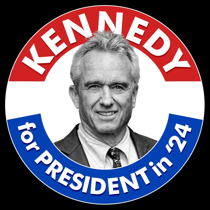 Robert F Kennedy Jr For President In 2024 Emblem Button Drawstring Bag