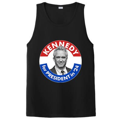 Robert F Kennedy Jr For President In 2024 Emblem Button PosiCharge Competitor Tank