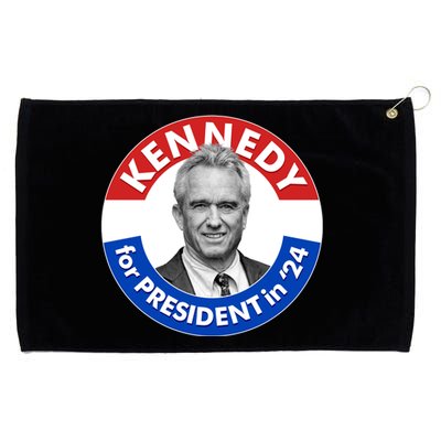 Robert F Kennedy Jr For President In 2024 Emblem Button Grommeted Golf Towel