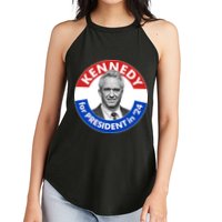Robert F Kennedy Jr For President In 2024 Emblem Button Women's Perfect Tri Rocker Tank