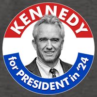 Robert F Kennedy Jr For President In 2024 Emblem Button Vector Backpack