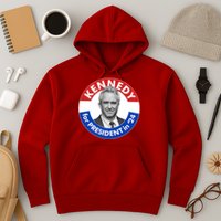 Robert F Kennedy Jr For President In 2024 Emblem Button Hoodie